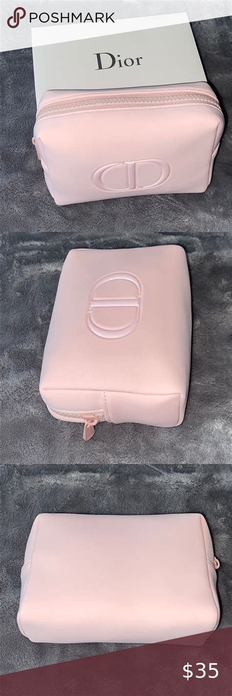 pink and white dior bag|Dior beauty bag pink.